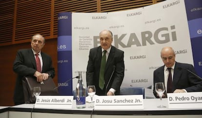 Los responsables de Elkargi ante sus socios