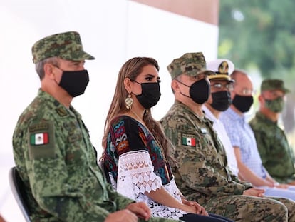 La gobernadora del Estado de Guerrero, Evelyn Salgado, en una foto de archivo.