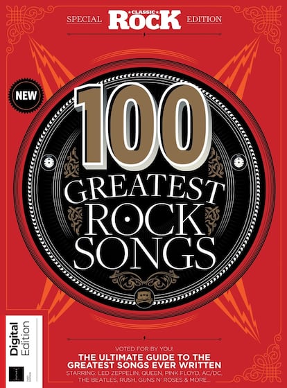 Portada de mayo la revista 'Classic Rock' con su selección de las 100 mejores canciones del rock. 