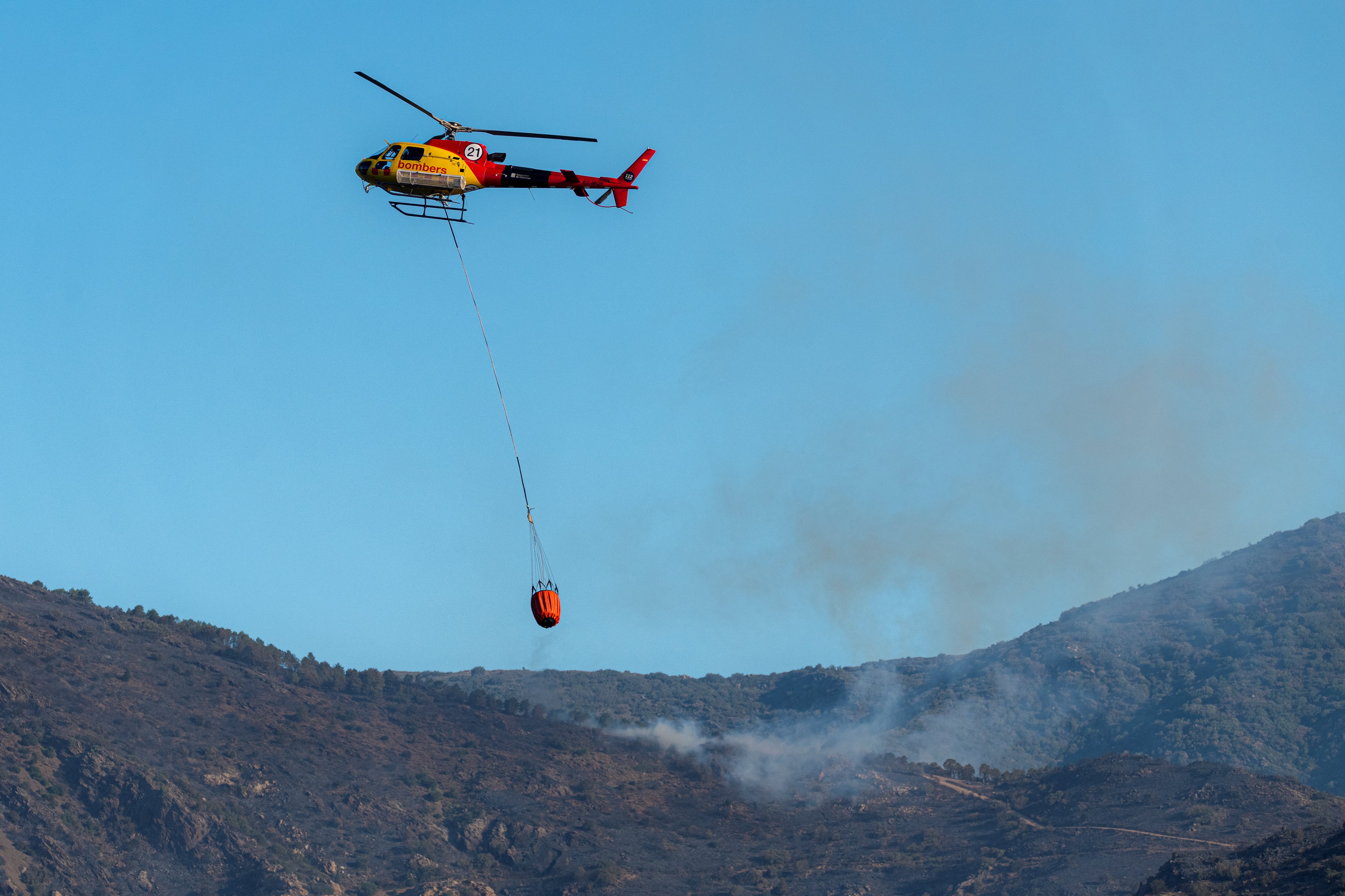 Detenido un bombero voluntario por presuntamente provocar el incendio de Portbou de 2023