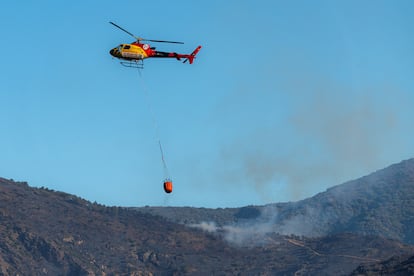Incendio forestal que afecta a los municipios de Colera y Portbou (Girona), cerca de la frontera con Francia. Lorena Sopeña / Europa Press
05/08/2023