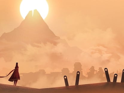 Fotograma del videojuego 'Journey'.