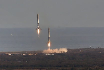 Aunque el lanzamiento del Falcon Heavy ha sido uno de los eventos espaciales más esperadas desde las misiones Apolo en la década de los años 60 y los 70, Musk aseguró que este es solo un paso previo a un cohete todavía más potente, el BFR (Big Falcon Rocket), que la empresa aeroespacial prevé tener listo en cinco años y con el que está confiado en llevar humanos a Marte.

