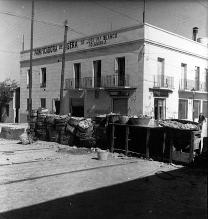 Panificadora de Usera durante la guerra.