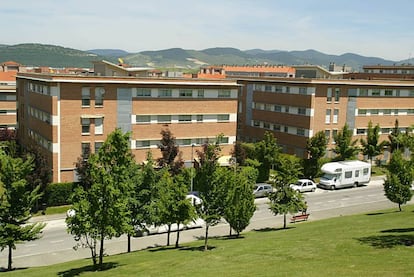 Vista del barrio de Mendillorri, en Pamplona, donde se produjeron los hechos.