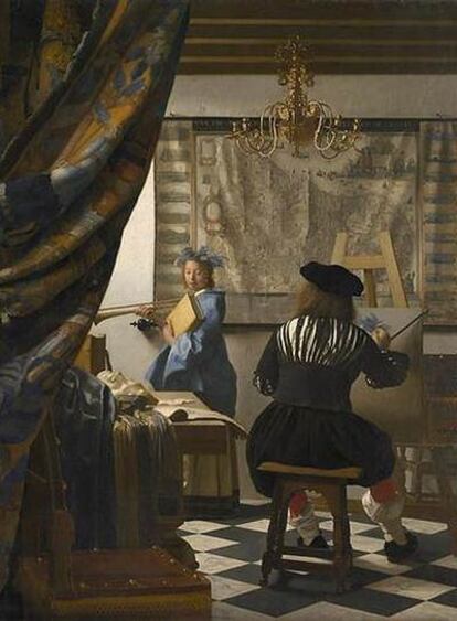 El cuadro 'El arte de la pintura' de Vermeer