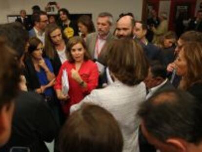 Rueda de prensa posterior al Consejo de Ministros, con la intervenci&oacute;n de Soraya S&aacute;enz de Santamar&iacute;a, vicepresidenta, ministra de la Presidencia y portavoz del Gobierno.