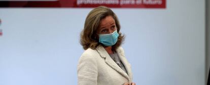 La vicepresidenta tercera y ministra de Economía, Nadia Calviño