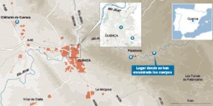 Geografía y cronología del asesinato doble en Cuenca