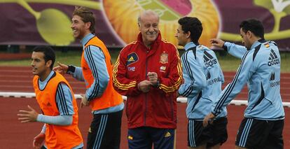 La selección española prepara el partido del próximo domingo frente a Italia (8/6/2012).