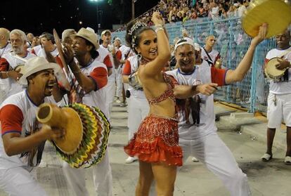 Desfile en el sambódromo.