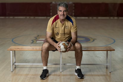 Carlos Ortega, entrenador del Barcelona de balonmano