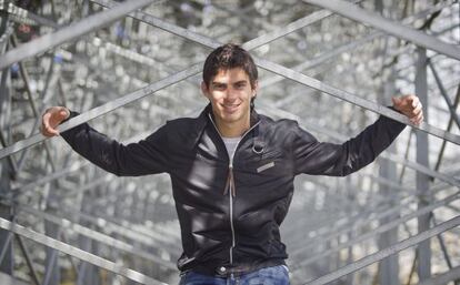 Diego Perotti en las instalaciones del Sevilla.