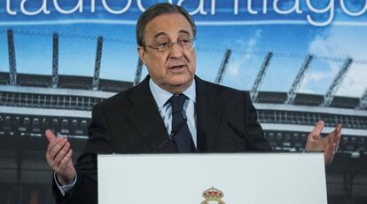 Florentino Pérez, presidente del Real Madrid.