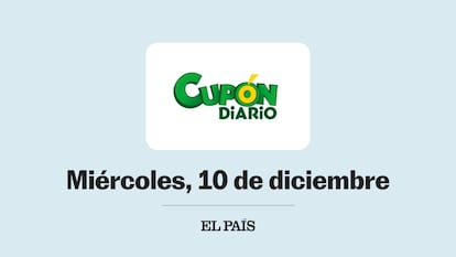 Cupón diario de la ONCE comprobar sorteo del miércoles 10 de diciembre de 2025