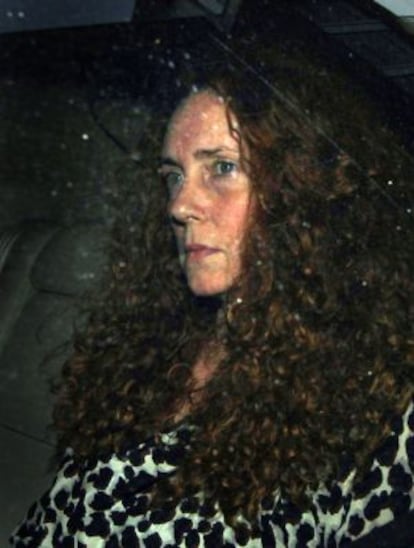 Rebekah Brooks, a su salida de la sede de ‘News of the World’, el pasado julio en Londres.