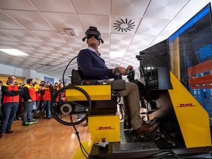 Inauguración del Centro de Formación Avanzada de Randstad y DHL en Seseña (Toledo), el pasado enero.