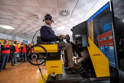 Inauguración del Centro de Formación Avanzada de Randstad y DHL en Seseña (Toledo), el pasado enero.