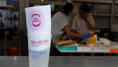 El Ayuntamiento de Madrid lanza la campa&ntilde;a &#039;No es no&#039; contra las agresiones machistas en las fiestas. 