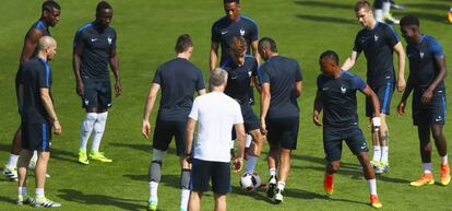 Entrenamiento de Francia.