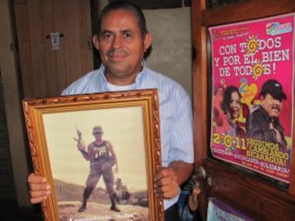 Santiago Mejía Benavides, excombatiente de la Contra.