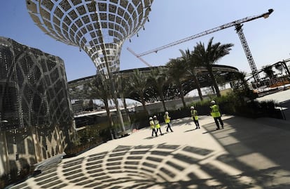 Obras del Pabellón de la Sostenibilidad.