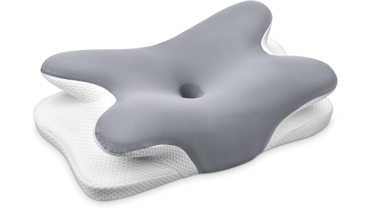 Cervical pillow.