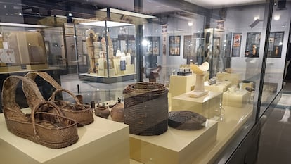 Una sala del Museo Egipcio de Melilla, en una imagen sacada de la página web de la Fundación Gaselec.