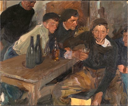 'Los borrachos, Zarauz', obra de Joaquín Sorolla de 1910.