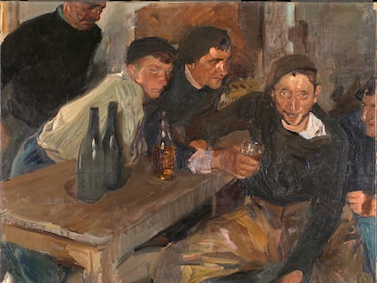 'Los borrachos, Zarauz', obra de Joaquín Sorolla de 1910.