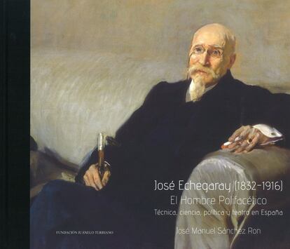 José Echegaray recibió el Premio Nobel de Literatura en 1904, compartido con el poeta Frédéric Mistral. Fue el primer español galardonado con esta distinción, en cualquiera de sus modalidades. Aunque sea sobre todo recordado como escritor y dramaturgo, autor de numerosas obras entre las que sobresale 'El gran galeoto' —gozó en otra época del aprecio del público, pero ha dejado de ser un literato al que se siga leyendo habitualmente—, Echegaray destacó en numerosos campos. Santiago Ramón y Cajal, el segundo Nobel hispano (Fisiología o Medicina, 1906), aseguraba que “las hadas prodigaron a nuestro inolvidable D. José todas las gracias”. Ingeniero de caminos, profesor universitario, investigador y divulgador científico, ocupó importantes cargos políticos. Como sostenía Ramón y Cajal, “lo fue todo, porque podía serlo todo”. Por JORDI CANAL