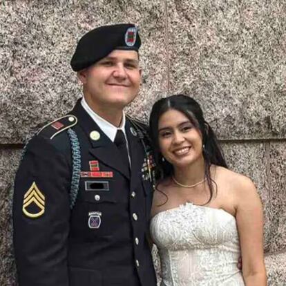 Matthew Blank y Annie Ramos en una imagen sin datar.