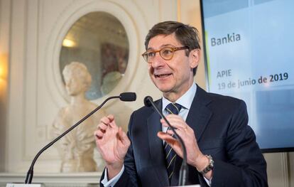 El presidente de Bankia, José Ignacio Goirigolzarri.