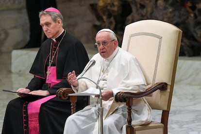 El papa Francisco preside una audiencia este mi&eacute;rcoles en el Vaticano.