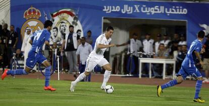 Cristiano Ronaldo, en una acción del partido. 