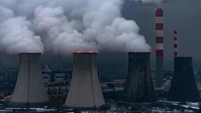 Central eléctrica de carbón de Laziska, cerca de Katowice (Polonia).