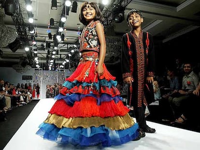 Los niños modelos de 'Slumdog Millionaire'