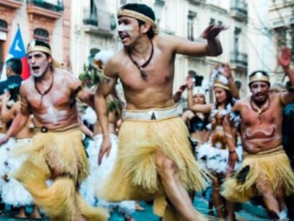 Desfile del carnaval de Russafa en una imagen de archivo.