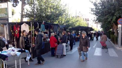 El mercado en Castalla.