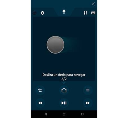La app de Amazon Fire TV permite controlar de manera sencilla el dispositivo