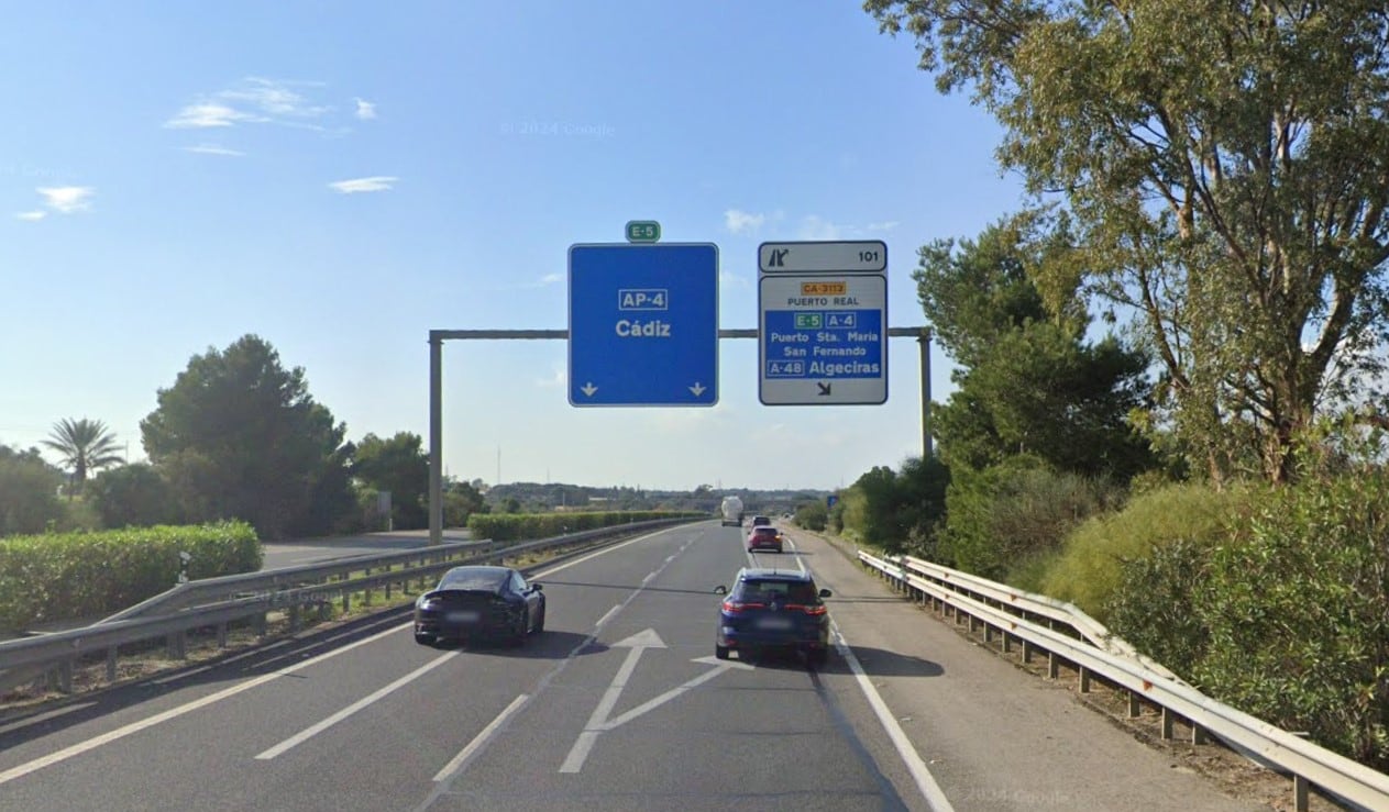Detenido tras conducir ebrio 31 kilómetros en sentido contrario por una autovía de Cádiz