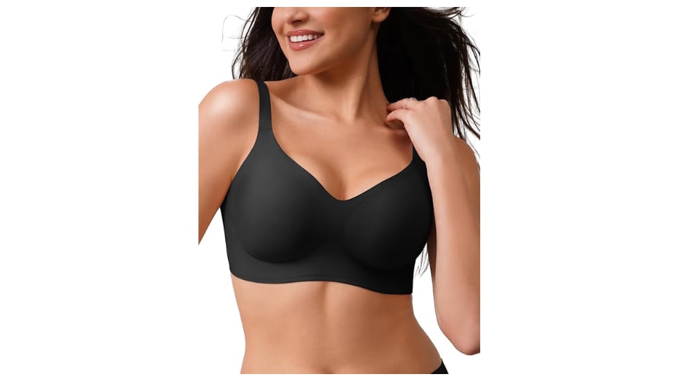 Sujetador sin aros ni costuras.