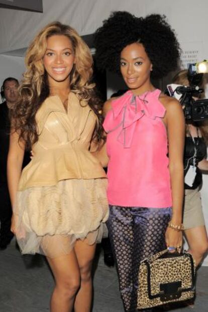 Beyoncé y su hermana, Solange Knowles.