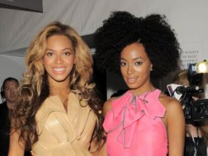 Beyoncé y su hermana, Solange Knowles.