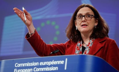 La comisaria europea de Comercio, Cecilia Malmström.