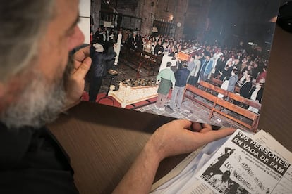 Jordi Sacasas, archivero de la Basílica del Pi.