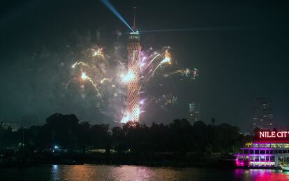 Festejos alrededor del río Nilo, en El Cairo.