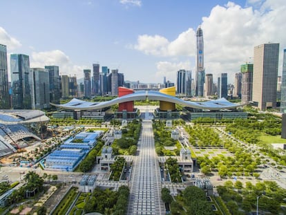 En 2050, el 70% de la población mundial se concentrará en las megaurbes. En la imagen, la ciudad China de Shenzhen.