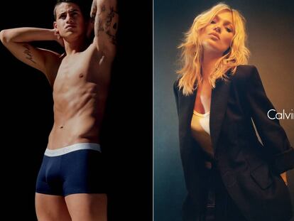 James y Kate Moss, en la pr&oacute;xima campa&ntilde;a de oto&ntilde;o de Calvin Klein.