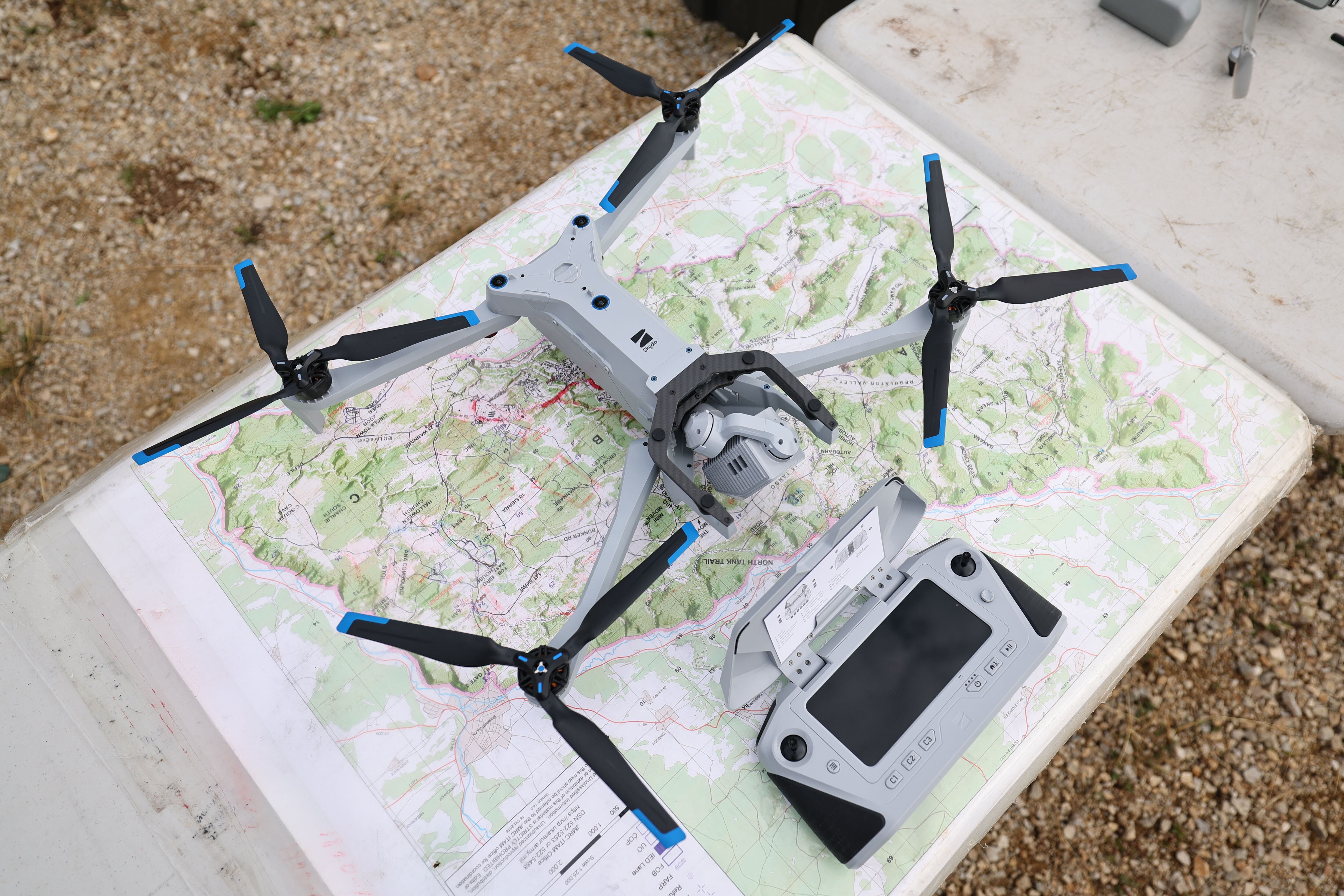 Imagen de archivo de un dron de uso militar.